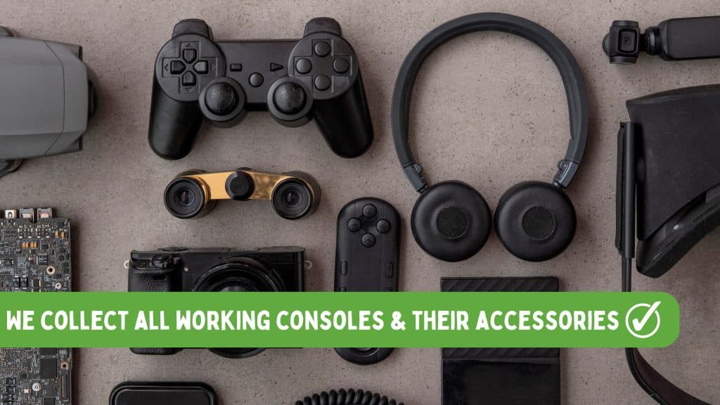 We collect game consoles and accessories