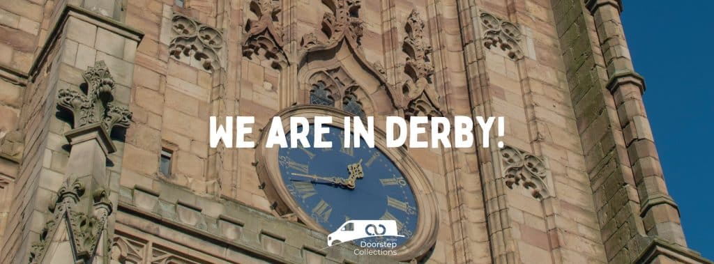 We collect donations from home in Derby!